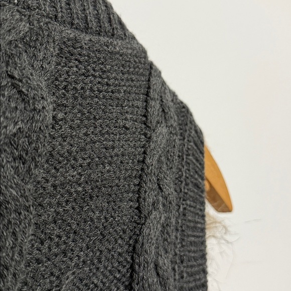 Miss Me Faux Fur Beaded Boho Sweater Vest - Picture 8 of 8